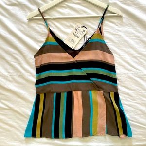 Zara - Dressy Tank - Brand New - Size XS - Multicolour